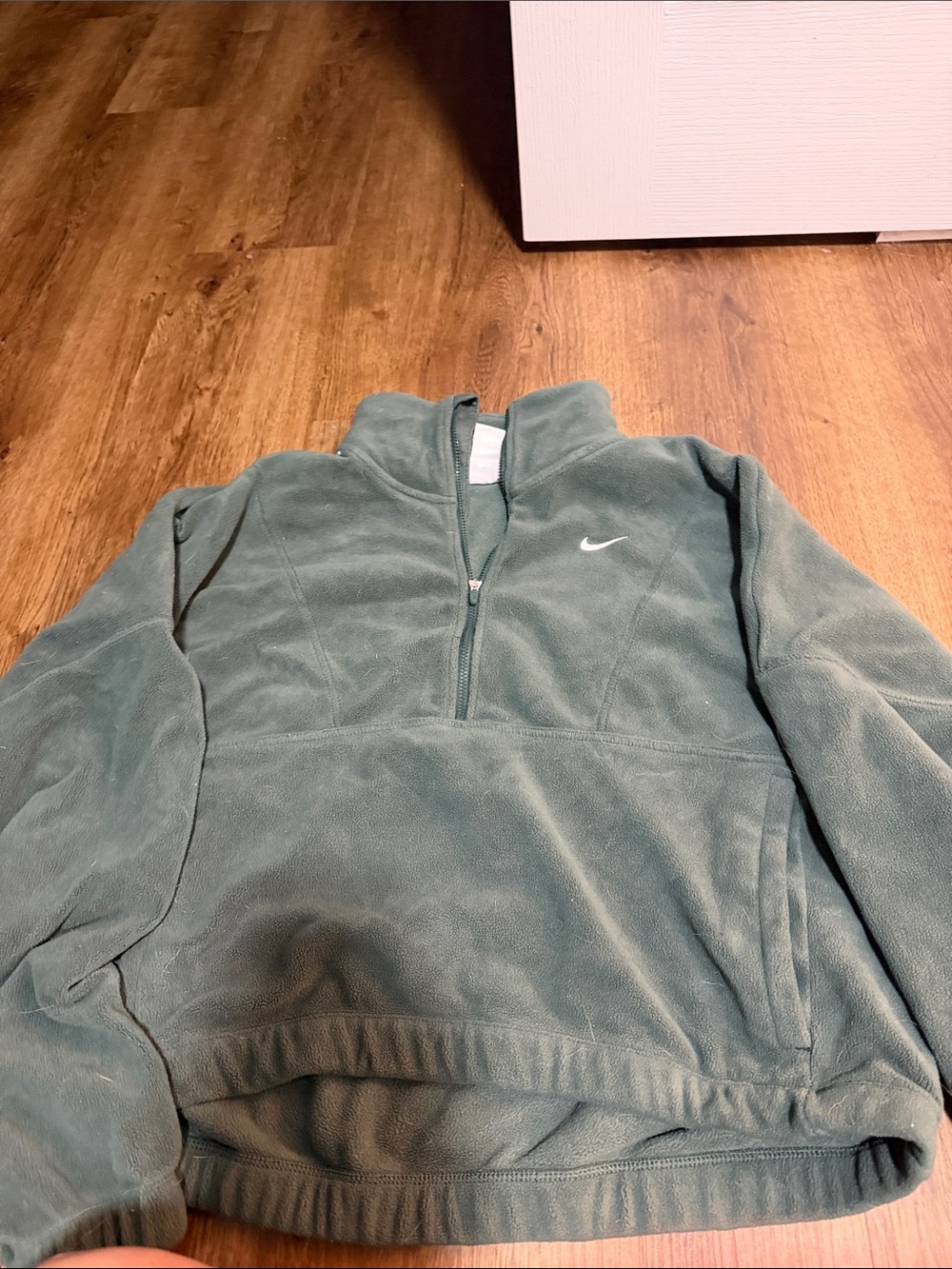 Nike Men's Quarter-Zip Fleece Pullover - Sage Green